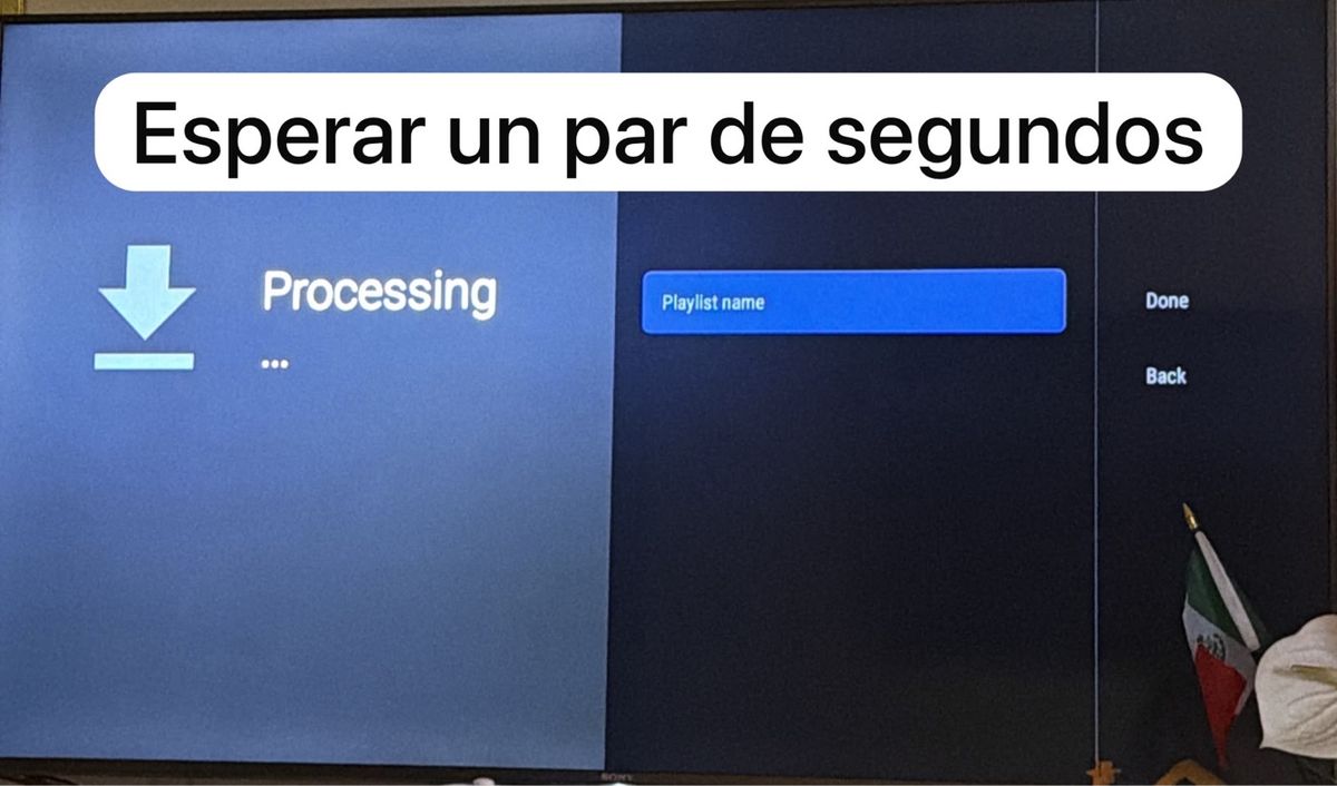 Esperando que cargue la lista