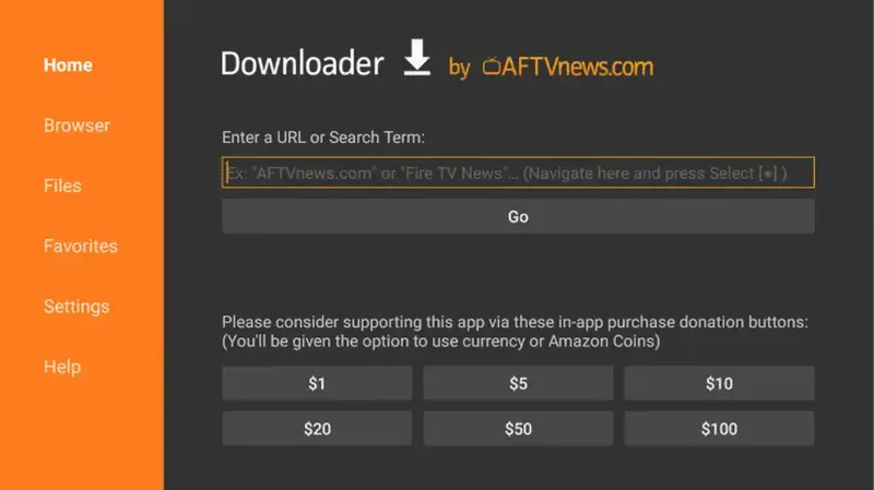 Abrir Downloader